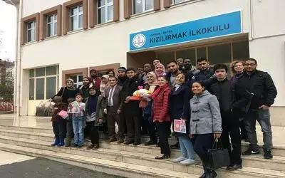12 Farklı Ülkeden Öğrenciler Kızılırmak İlkokulu’nda