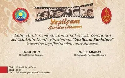 Yeşilçam Şarkıları Konserinde Geri Sayım