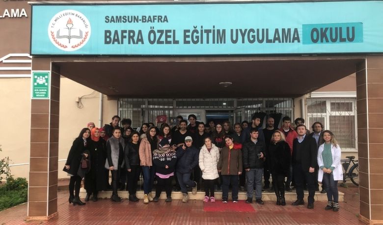 Öğrenciler “aramızda Engel Yok" Projesinde Buluştu - Samsun’un Bafra Özel Eğitim Uygulama Merkezi, Osmanbeyli Şehit Mustafa Pilan İş Uygulama Okulu 3. Kademe, Köseli Mesleki Eğitim Okulu ve Atakum Anafartalar Anadolu Lisesinin ortaklaşa yürüttüğü "Gönül Gözüyle Sema Edenler, Engelsiz Nağmeler (GÖGSE-2)/Aramızda Engel Yok Projesi" kapsamında 2. buluşma yapıldı.