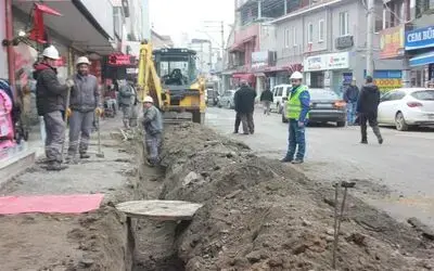 Alaçam Caddesinde Çalışmalara Başlandı 
