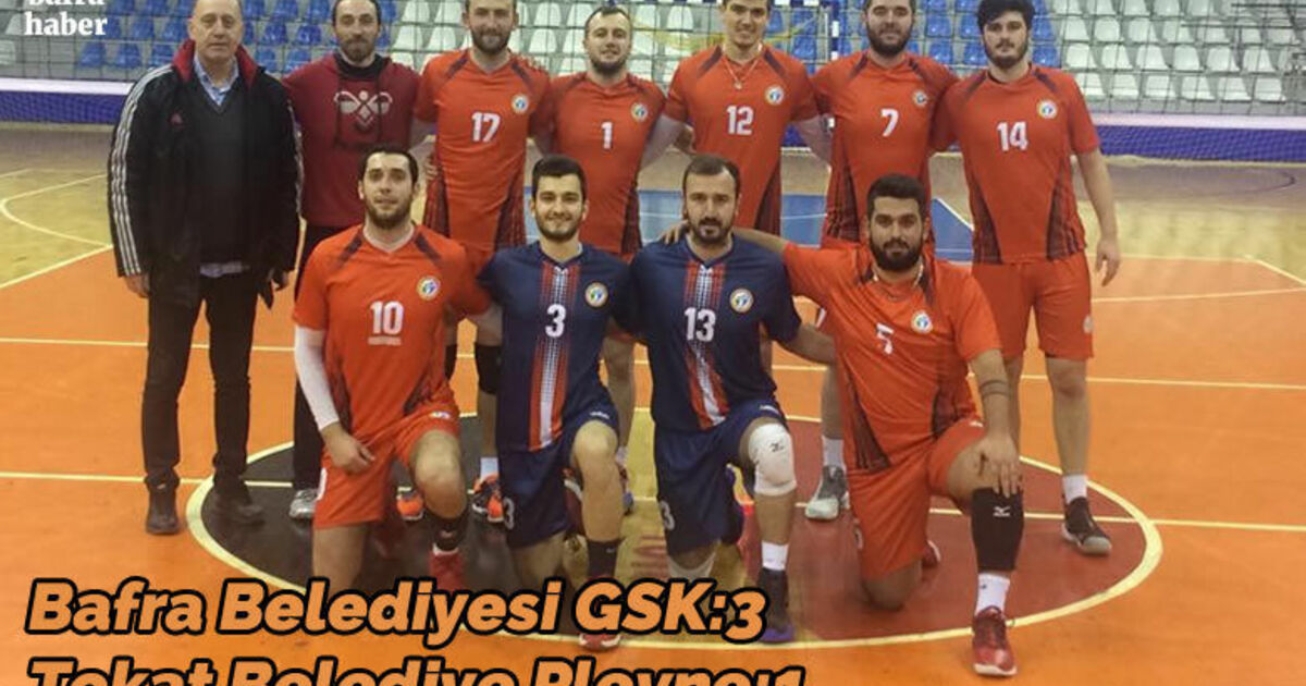 Bafra Belediyesi Gsk:3 Tokat Belediye Plevne:1 