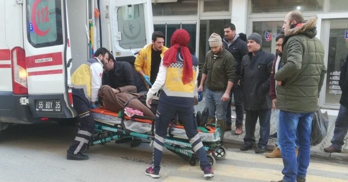 Bafra'da Kaza: 1 Yaralı