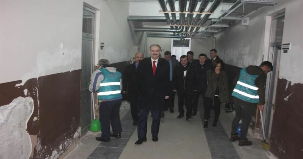 Bafra’da Okulların Tadilatı Ve Temizliği Hükümlüler Tarafından Yapılıyor