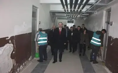 Bafra’da Okulların Tadilatı Ve Temizliği Hükümlüler Tarafından Yapılıyor