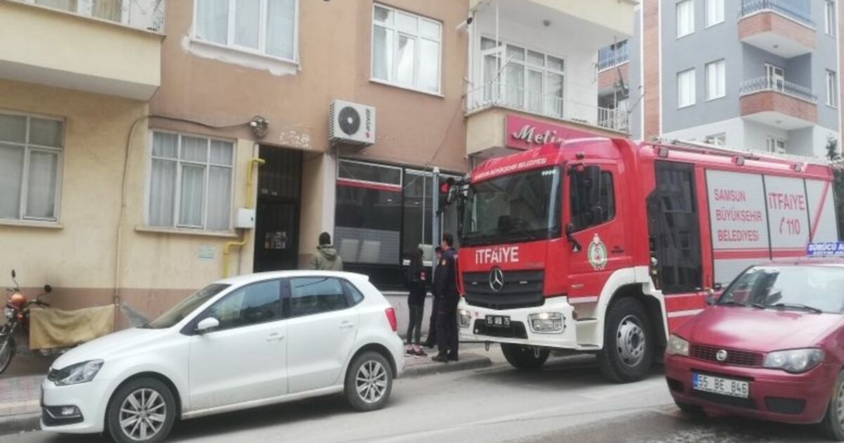 Apartman Boşluğunda Çıkan Yangın Korkuttu