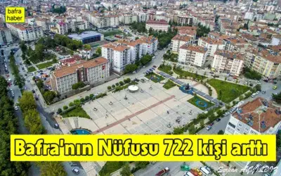 Bafra’nın 2018 Yılı Nüfusu 