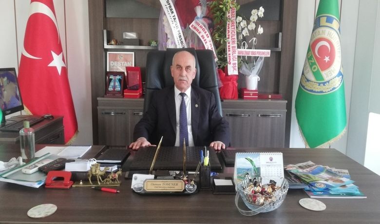 Tosuner: “üreticiye Mazot VeGübrede Yüzde 50 İndirim Yapılmalı” - Samsun Bafra Ziraat Odası 24. Dönem Olağan Genel Kurulu'nda güven tazeleyen Başkan Osman Tosuner, tarımda verilen destekten ziyade çiftçiye mazot ve gübrenin yüzde 50 indirimle verilmesini gerektiğini söyledi.