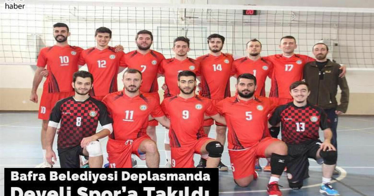 Bafra Belediyesi Deplasmanda Develi Spor'a Takıldı