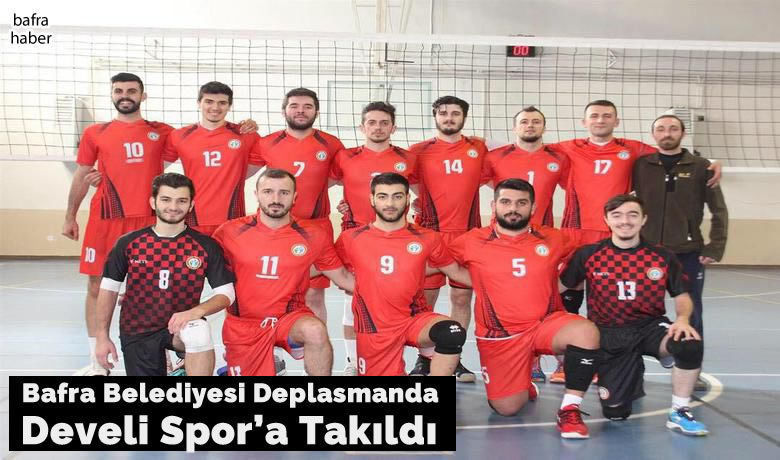 Bafra Belediyesi Deplasmanda Develi Spor'a Takıldı - Erkekler Voleybol ikinci Ligi’nde mücadele eden Bafra Belediyesi GSK bugün Kayseri Atatürk Spor salonunda oynanan maçta Develi Spora 3-1 yenildi