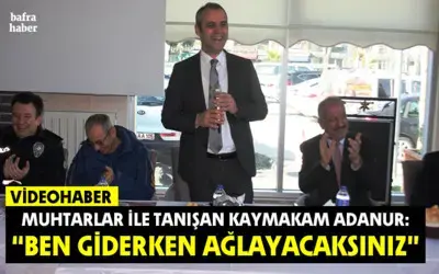 Muhtarlar Kaymakamı Ağırladı