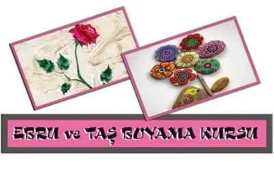 Bafra’da Ebru Ve Taş Boyama Kursu