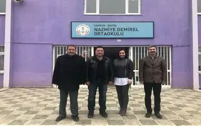 Prof. Dr. Mustafa Sakal, Nazmiye Demirel Ortaokulu Kariyer Günlerinde 