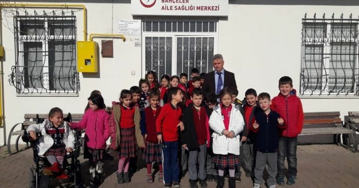 50. Yıl İlkokulu Öğrencileri Bahçeler Aile Sağlığı Merkezinde