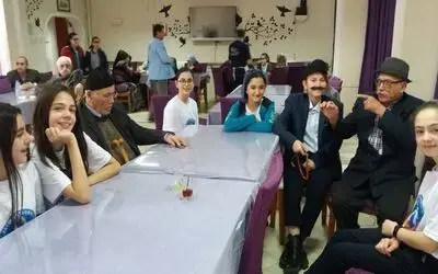 Bafra Fatih Ortaokulu Huzurevinde