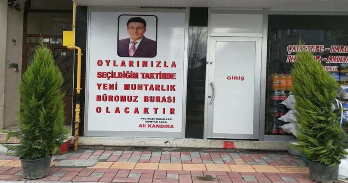 Hacınabi Mahallesi Muhtar Adayı Ali Kandıra Seçim Bürosunu Açtı