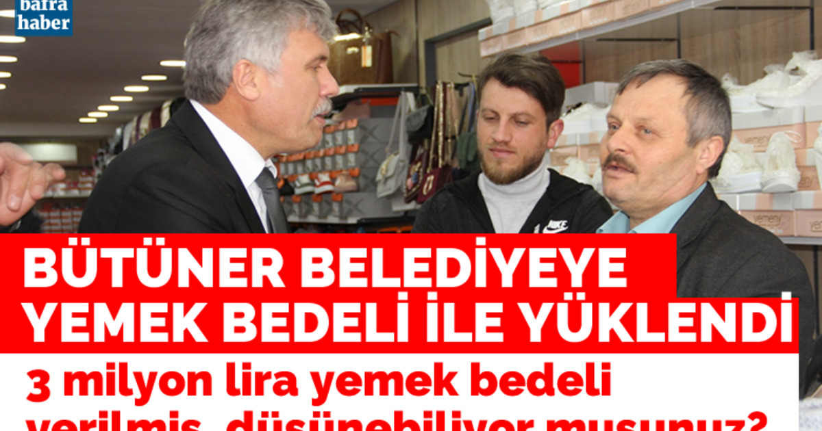 Kemal Bütüner: Benim Belediyemde Yemeklere Milyonlar Harcanmayacak