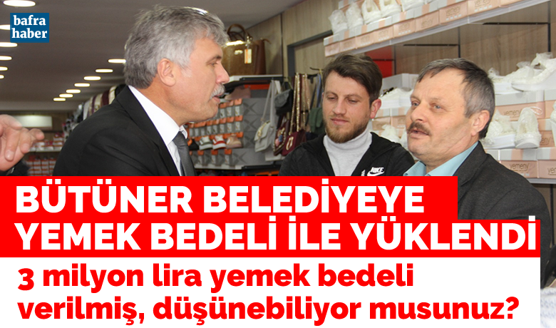 Kemal Bütüner: Benim Belediyemde Yemeklere Milyonlar Harcanmayacak