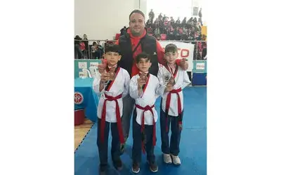 Bafra Minik Erkekler Taekwondo Takımı Türkiye 3. Sü 