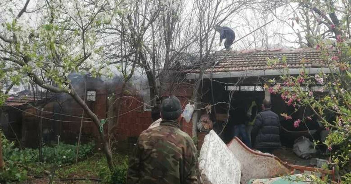 Depoda Çıkan Yangın Paniğe Neden Oldu