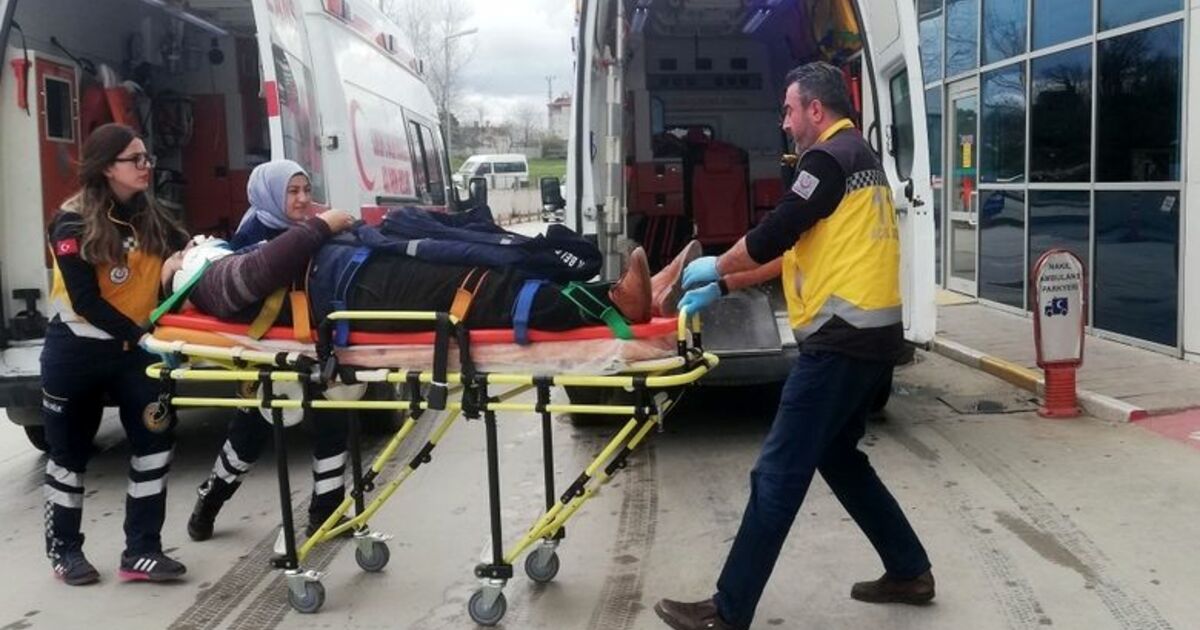 Samsun'da Trafik Kazası: 1 Yaralı