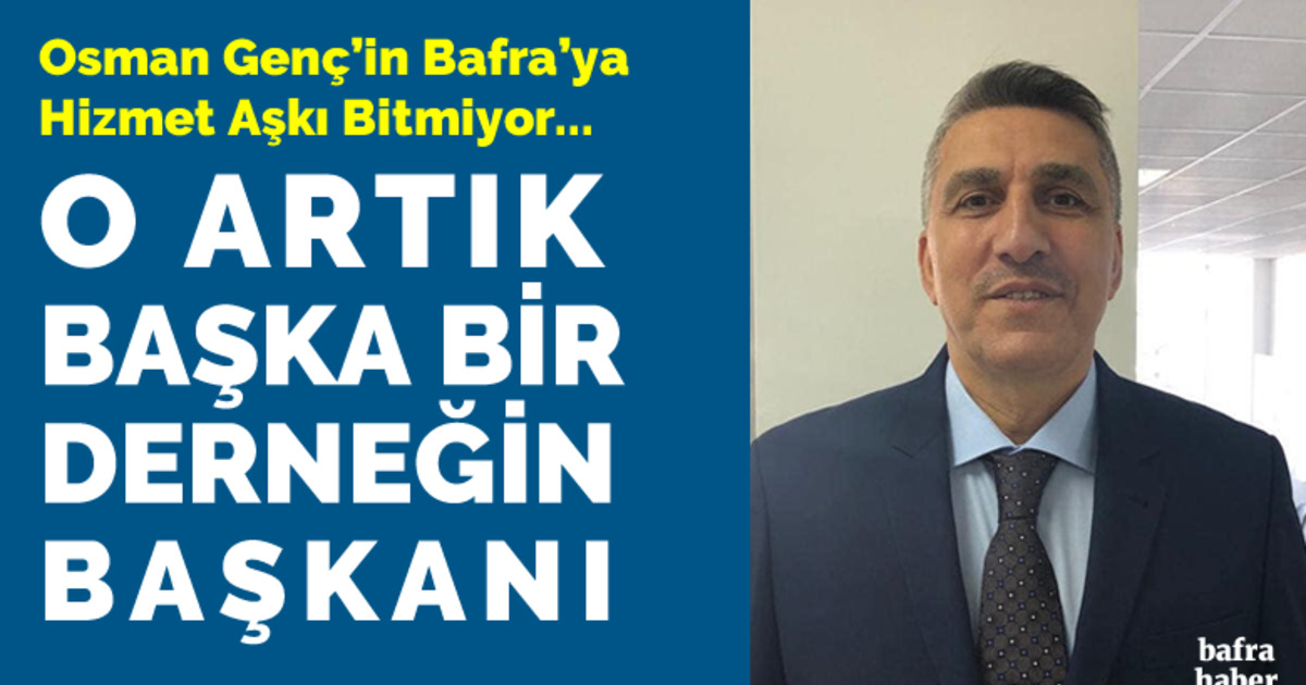 Osman Genç Başka Bir Derneğin Başına Geçti 