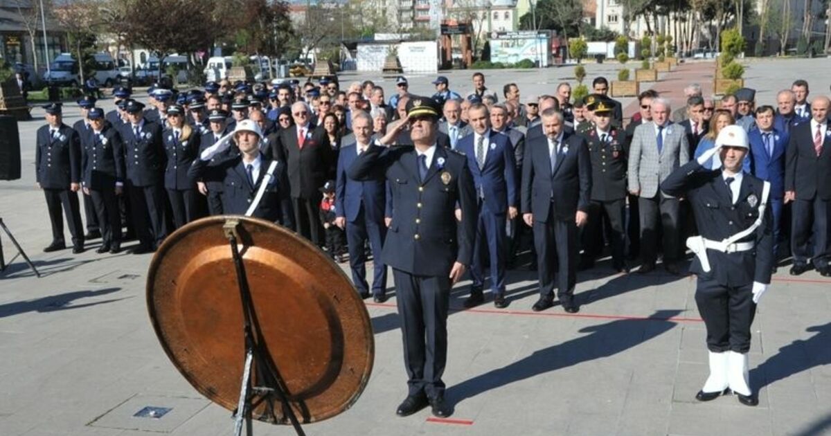 Bafra’da Polis Haftası Töreni