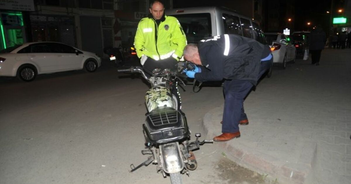 Dur İhtarına Uymayan Motosiklet Çalıntı Çıktı