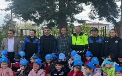 Toplum Destekli Polislerden Anaokulu Öğrencilerine Eğitim 