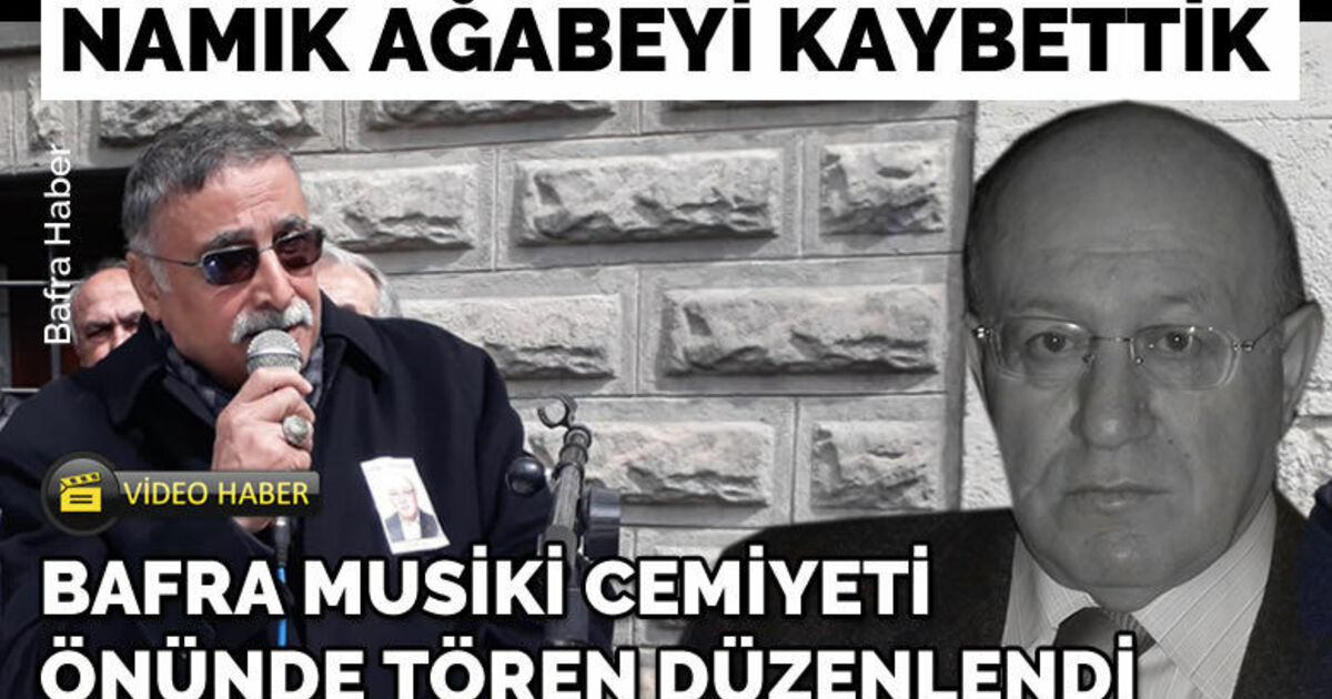 Namık Anarat İçin Musiki Cemiyeti Önünde Tören Düzenlendi
