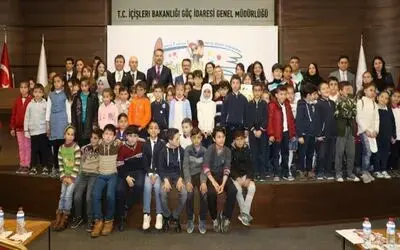 Minik Şevval’e, Göçmenler İle İlgili Resim Yarışmasında Ödül