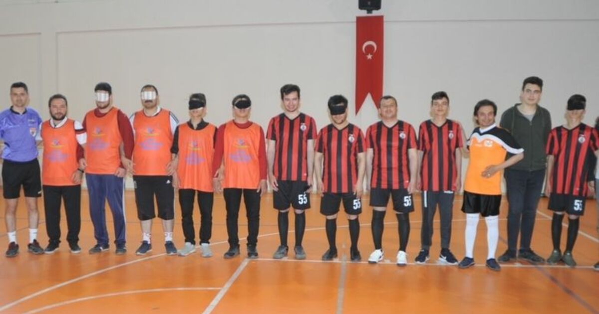 Görme Engellilerden Futsal Maçı