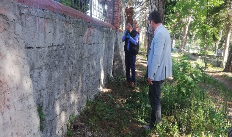 Bafra'da MezarlıkAydınlatmalarının Kabloları Çalındı