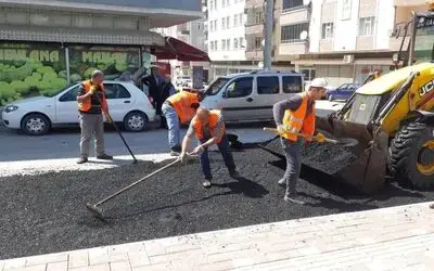 Bafra'da Asfalt Çalışmaları