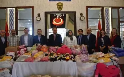 Cerablus’taki Çocukların Bayram Hediyeleri Samsun’dan