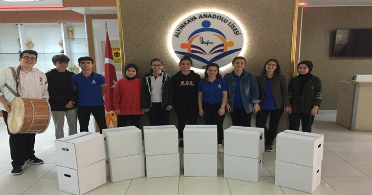 Altınkaya Anadolu Lisesi Öğrencilerinden Örnek Davranış