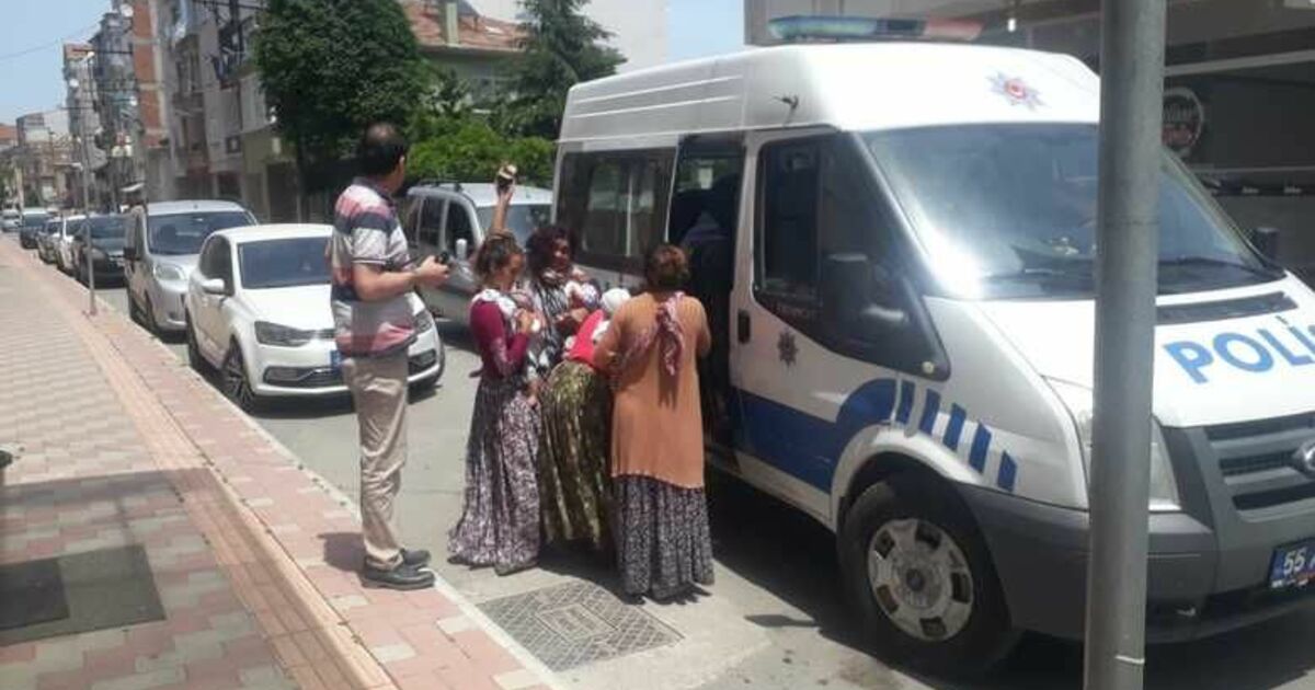 Bafra’da Dilenci Operasyonu