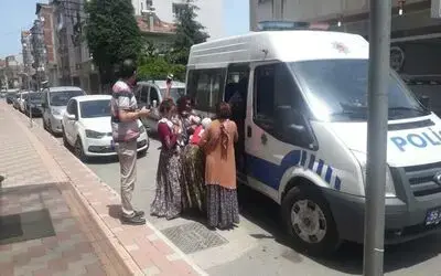 Bafra’da Dilenci Operasyonu