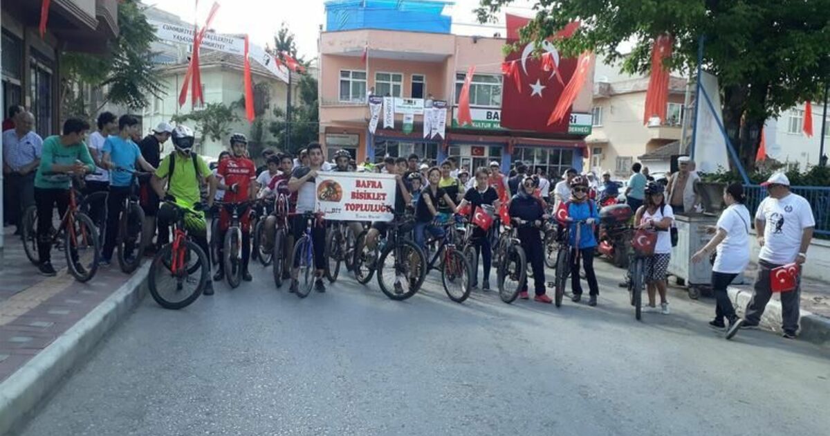 Bafra’da 19 Mayıs Halk Bisiklet Turu