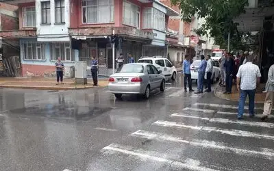 Eski Hastane Kavşağında Trafik Kazası: 1 Yaralı