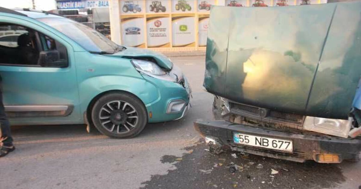 Sanayi Sitesinde Trafik Kazası:1 Yaralı