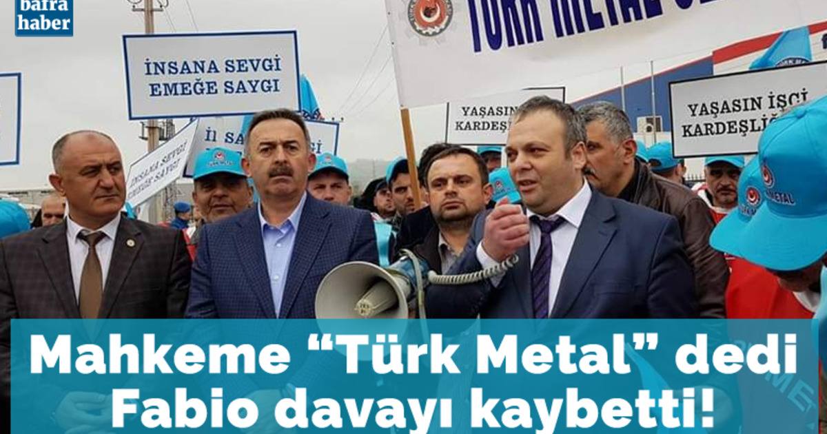 Mahkeme “türk Metal” Dedi, Fabio Davayı Kaybetti