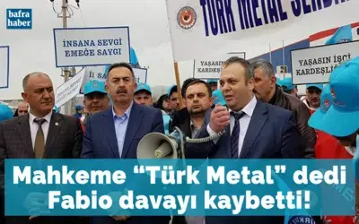 Mahkeme “türk Metal” Dedi, Fabio Davayı Kaybetti