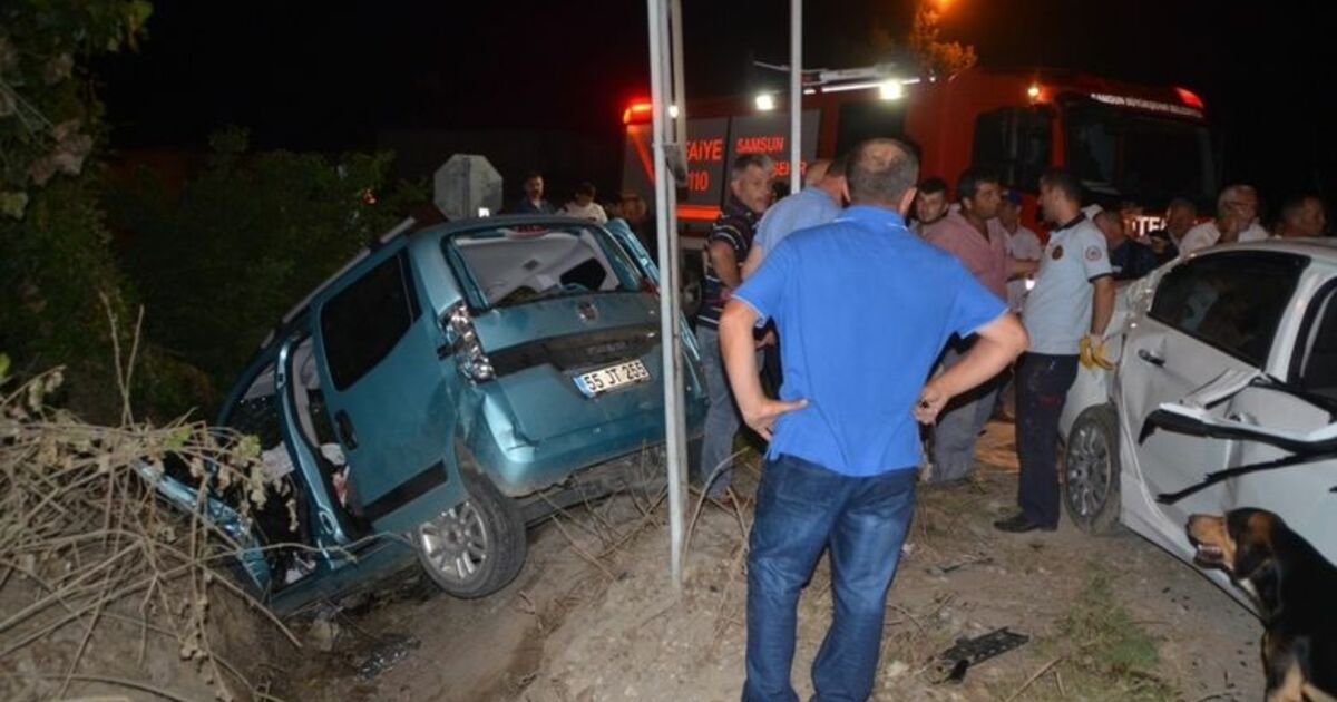 Bafra’da Kaza:4 Yaralı