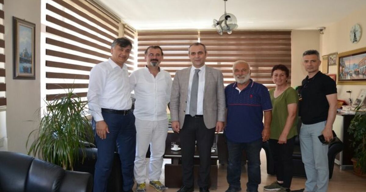 Kaymakam Adanur’dan Bafra Haber’e Veda Ziyareti 