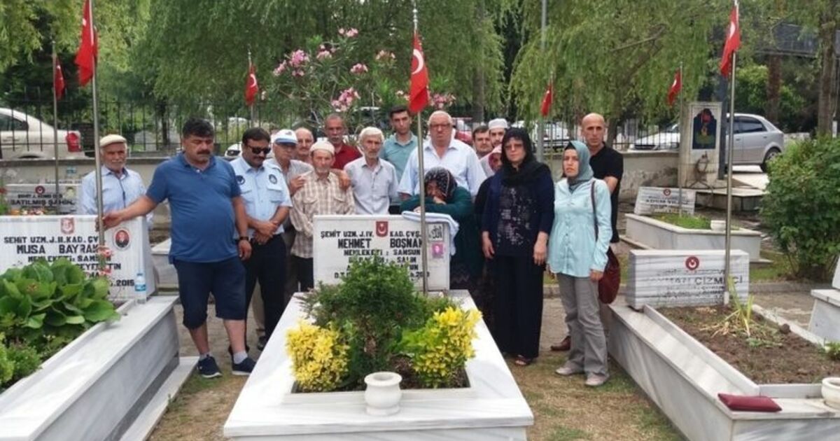 Şehit Mehmet Boşnak Kabri Başında Anıldı