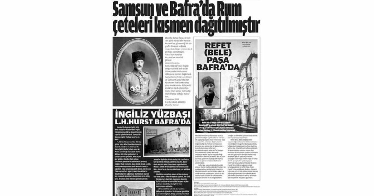 Bafralılardan 100. Yıl Gazetesine Yoğun İlgi