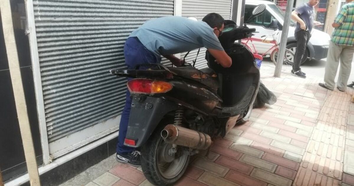Çalınan Motosikletini 150 Metre İleride Buldu