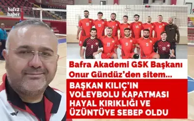 Başkan Kılıç’ın Voleybolu Kapatması Hayal Kırıklığı Ve Üzüntüye Sebep Oldu