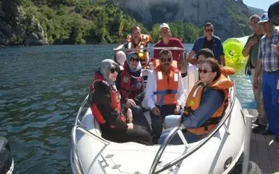 Festivalde Motosiklet Ve Su Sporları Gösterileri Nefes Kesti