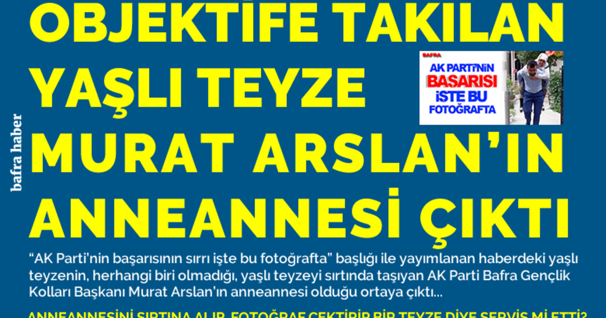 Objektife Takılan Yaşlı Teyze Murat Arslan’ın Anneannesi Çıktı!